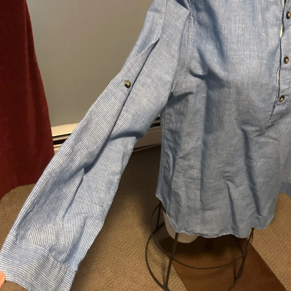 Blue button down Casual Shirt - Picture 2 of 8